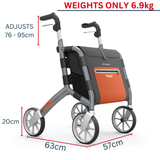 Darrahopens Health & Beauty > Health & Wellbeing Let's Shop Rollator Mobility Wheelie Walker