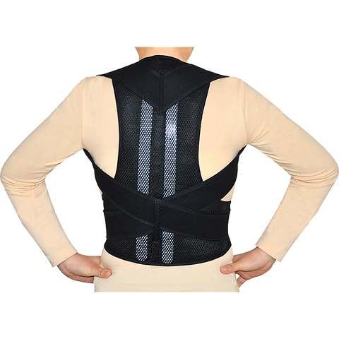 darrahopens Health & Beauty > Health & Wellbeing Lower Back Brace Unisex Posture Corrector Lumbar Support - Medium