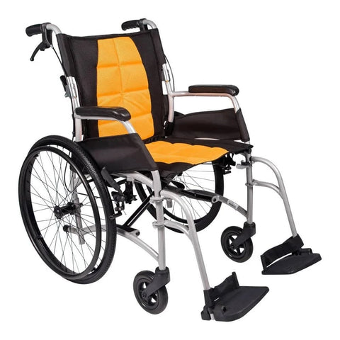Darrahopens Health & Beauty > Health & Wellbeing Orange Dash Folding Wheelchair - Self Propelled