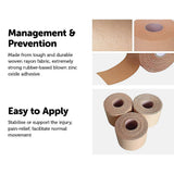darrahopens Health & Beauty > Health & Wellbeing Premium Rigid Sports Strapping Tape - 30 Rolls of 38mm X 13.7M