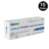 Darrahopens Health & Beauty > Health & Wellbeing RightSign High Sensitivity Rapid Antigen Test RATs (Nasal Swab) – 10 Pack