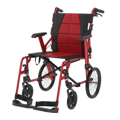 Darrahopens Health & Beauty > Health & Wellbeing Socialite Folding Wheelchair - Red