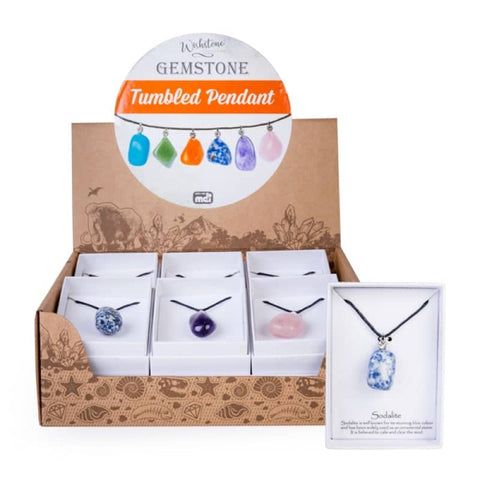 Darrahopens Health & Beauty > Health & Wellbeing Tumbled Gemstone Pendant (SENT AT RANDOM)