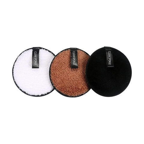 Darrahopens Health & Beauty > Makeup 1/3X Reusable Microfiber Makeup Remover Pads - Gentle Facial Cleansing