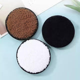 Darrahopens Health & Beauty > Makeup 1/3X Reusable Microfiber Makeup Remover Pads - Gentle Facial Cleansing