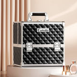 Darrahopens Health & Beauty > Makeup Embellir Makeup Case Beauty Organiser Bag Travel Large Cosmetic Storage Portable