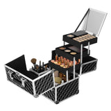 Darrahopens Health & Beauty > Makeup Embellir Makeup Case Beauty Organiser Bag Travel Large Cosmetic Storage Portable
