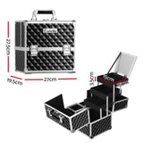 Darrahopens Health & Beauty > Makeup Embellir Makeup Case Beauty Organiser Bag Travel Large Cosmetic Storage Portable