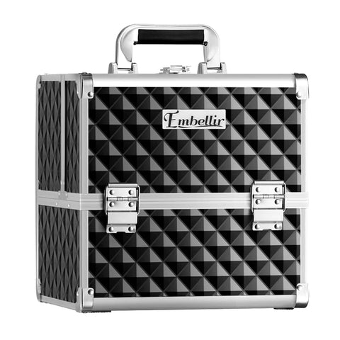 Darrahopens Health & Beauty > Makeup Embellir Makeup Case Beauty Organiser Bag Travel Large Cosmetic Storage Portable