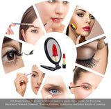 darrahopens Health & Beauty > Makeup Mirrors 20X Magnifying Hand Mirror Two Sided Use for Makeup Application, Tweezing, and Blackhead/Blemish Removal (12.5 cm Black)