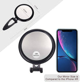darrahopens Health & Beauty > Makeup Mirrors 20X Magnifying Hand Mirror Two Sided Use for Makeup Application, Tweezing, and Blackhead/Blemish Removal (12.5 cm Black)