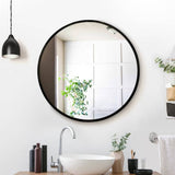 darrahopens Health & Beauty > Makeup Mirrors Embellir 60cm Wall Mirror Round Bathroom Makeup Mirror