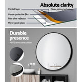 darrahopens Health & Beauty > Makeup Mirrors Embellir 70cm Round Wall Mirror Bathroom Makeup Mirror