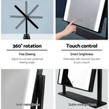 darrahopens Health & Beauty > Makeup Mirrors Embellir LED Makeup Mirror Hollywood Standing Mirror Tabletop Vanity Black