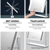 darrahopens Health & Beauty > Makeup Mirrors Embellir LED Makeup Mirror Hollywood Standing Mirror Tabletop Vanity White