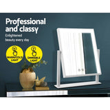 darrahopens Health & Beauty > Makeup Mirrors Embellir LED Makeup Mirror Hollywood Standing Mirror Tabletop Vanity White