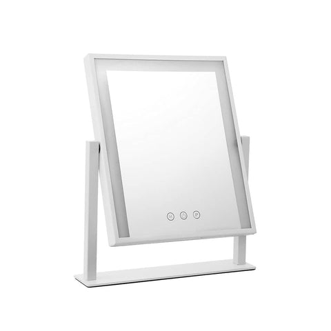 darrahopens Health & Beauty > Makeup Mirrors Embellir LED Makeup Mirror Hollywood Standing Mirror Tabletop Vanity White