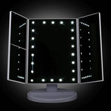 darrahopens Health & Beauty > Makeup Mirrors Embellir LED  Tri-Fold Make Up Mirror