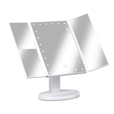 darrahopens Health & Beauty > Makeup Mirrors Embellir LED  Tri-Fold Make Up Mirror