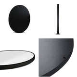 darrahopens Health & Beauty > Makeup Mirrors Embellir Round Wall Mirror 50cm Makeup Bathroom Mirror Frameless