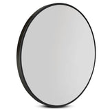 darrahopens Health & Beauty > Makeup Mirrors Embellir Round Wall Mirror 50cm Makeup Bathroom Mirror Frameless