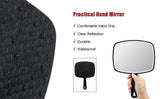 Darrahopens Health & Beauty > Makeup Mirrors Extra Large Black Handheld Mirror with Handle (31,5 x 23 cm)