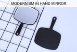 Darrahopens Health & Beauty > Makeup Mirrors Extra Large Black Handheld Mirror with Handle (31,5 x 23 cm)