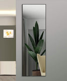 Darrahopens Health & Beauty > Makeup Mirrors Full-Length Mirror Long Standing for Bedroom and Bathroom (106 x 35 cm, Black)