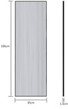 Darrahopens Health & Beauty > Makeup Mirrors Full-Length Mirror Long Standing for Bedroom and Bathroom (106 x 35 cm, Black)