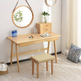 darrahopens Health & Beauty > Makeup Mirrors Hanging Round Wall Mirror 45 cm - Solid Bamboo Frame and Adjustable Leather Strap for Bathroom and Bedroom