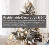 Darrahopens Health & Beauty > Makeup Mirrors Hollywood Vanity Style LED Makeup Lights Mirror with 3 Color Modes Lights with 10 Dimmable Bulbs (Mirror Not Include)