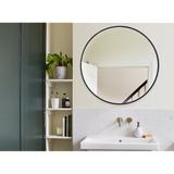 Darrahopens Health & Beauty > Makeup Mirrors Round Mirror LED Anti-Fog 3 Colours Illuminated Bathroom Living Room