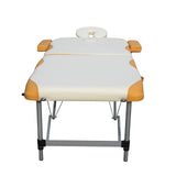 Darrahopens Health & Beauty > Massage 2 Fold Portable Aluminium Massage Table Massage Bed Beauty Therapy