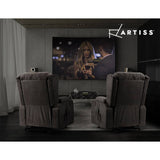 darrahopens Health & Beauty > Massage Artiss Electric Recliner Chair Lift Heated Massage Chairs Fabric Lounge Sofa