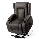 darrahopens Health & Beauty > Massage Artiss Electric Recliner Chair Lift Heated Massage Chairs Fabric Lounge Sofa
