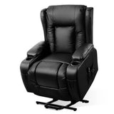 darrahopens Health & Beauty > Massage Artiss Electric Recliner Chair Lift Heated Massage Chairs Lounge Sofa Leather