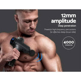 darrahopens Health & Beauty > Massage Everfit Massage Gun 6 Heads Massager Electric LCD Vibration Relief Percussion