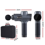 darrahopens Health & Beauty > Massage Everfit Massage Gun 6 Heads Massager Electric LCD Vibration Relief Percussion