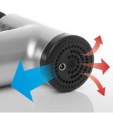 darrahopens Health & Beauty > Massage FitSmart Vibration Massage Therapy Device Black Grey 4 Massage Heads 6 Modes