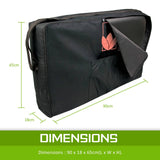 darrahopens Health & Beauty > Massage Forever Beauty Black Massage Table Portable Carry Bag Therapy Waxing 55cm