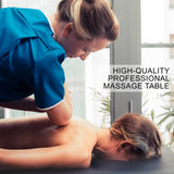 darrahopens Health & Beauty > Massage Forever Beauty Black Portable Beauty Massage Table Bed Therapy Waxing 2 Fold 55cm Aluminium