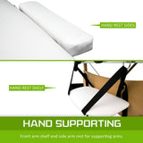 darrahopens Health & Beauty > Massage Forever Beauty White Portable Beauty Massage Table Bed 3 Fold 70cm Wooden