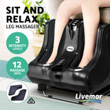 darrahopens Health & Beauty > Massage Livemor Foot Massager Ankle Calf Leg Massagers Shiatsu Kneading Rolling Black