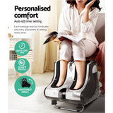 darrahopens Health & Beauty > Massage Livemor Foot Massager Ankle Calf Leg Massagers Shiatsu Kneading Rolling Silver