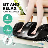 darrahopens Health & Beauty > Massage Livemor Foot Massager Black