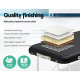 darrahopens Health & Beauty > Massage Zenses 2 Fold Portable Aluminium Massage Table - Black
