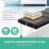 darrahopens Health & Beauty > Massage Zenses 3 Fold Portable Aluminium Massage Table - Black