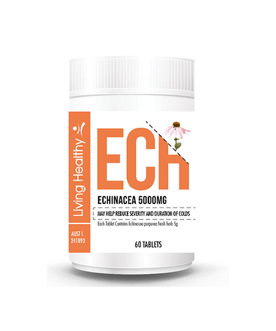 Darrahopens Health & Beauty > Nutrition & Supplements Living Healthy Echinacea 5000mg, 120 Tablets