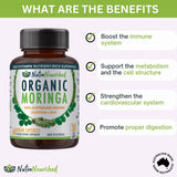 Darrahopens Health & Beauty > Nutrition & Supplements Organic Pure Moringa Leaf Capsules , 60 Vegan Capsules