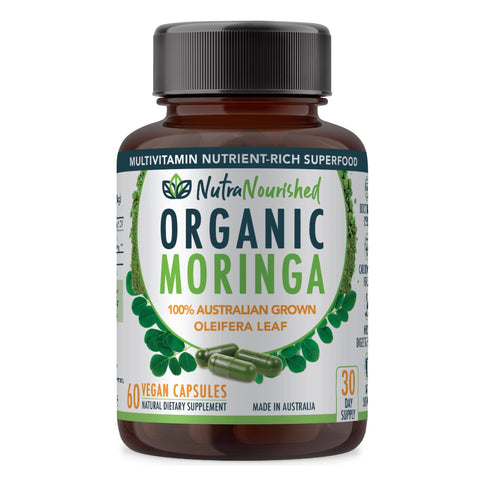 Darrahopens Health & Beauty > Nutrition & Supplements Organic Pure Moringa Leaf Capsules , 60 Vegan Capsules